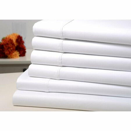 1500 Thread Count Bamboo Cotton 6 pc Sheet Set - Cal King - White -  KATHY IRELAND, 1476CKWH